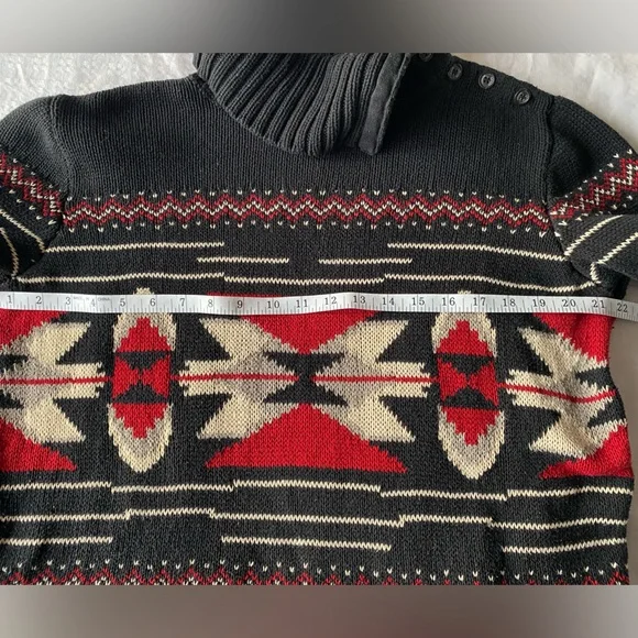 Chaps Southwest Sweater - Picture 8 of 13